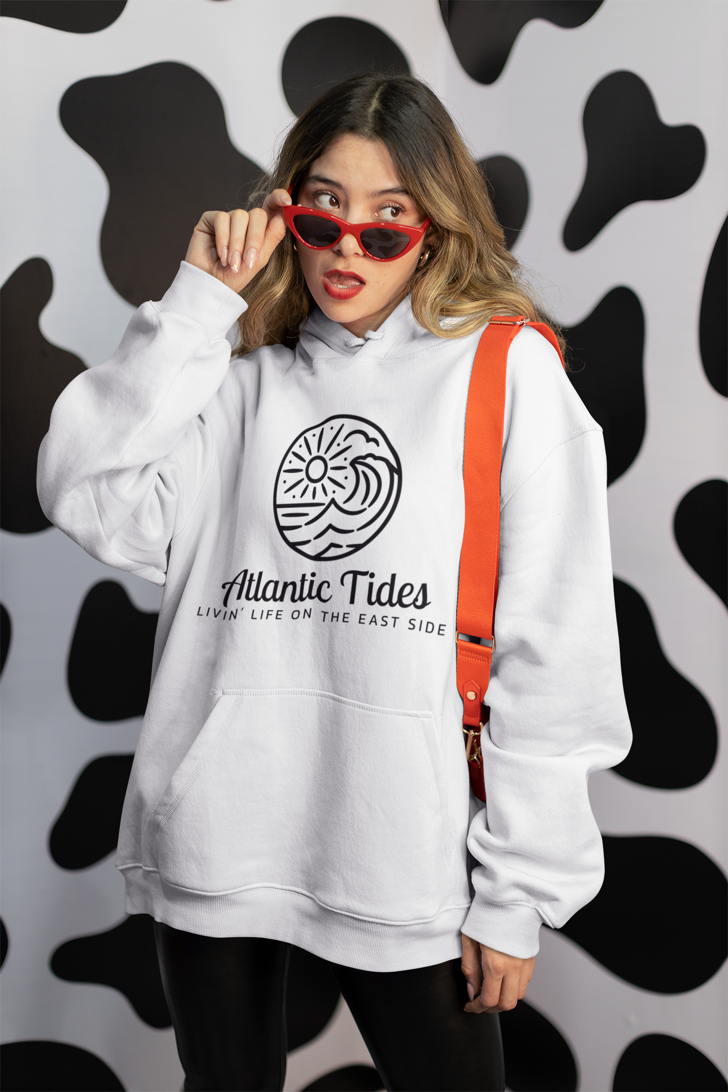 Adult hooded sweatshirt - full logo